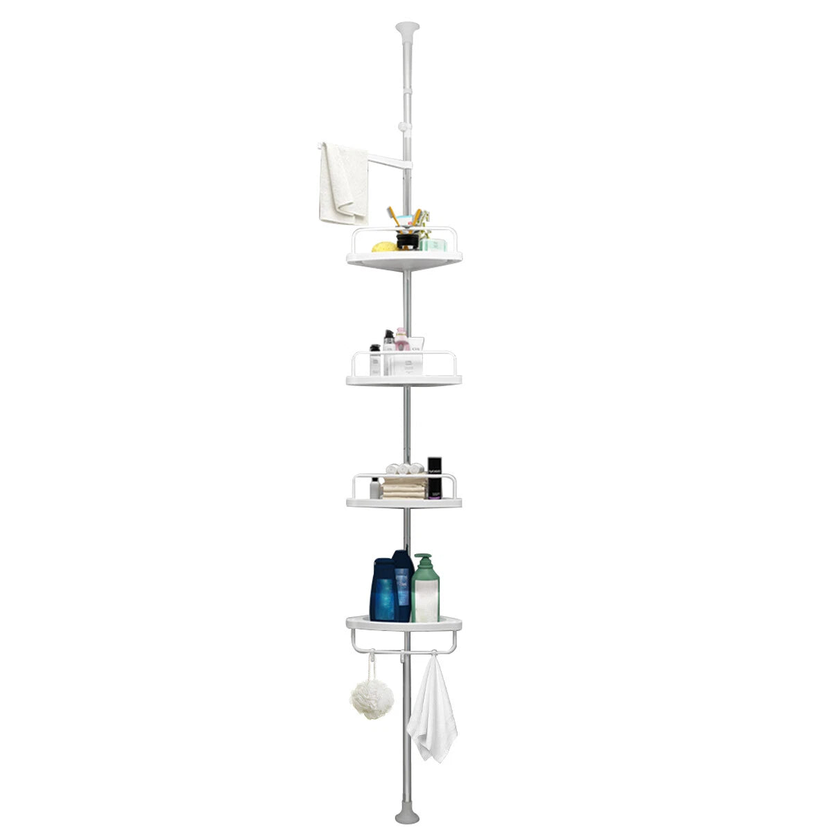 Corner Organizer Shelf (رف الزاوية المنظم للحمام)